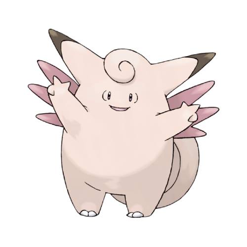 Clefable coloring page