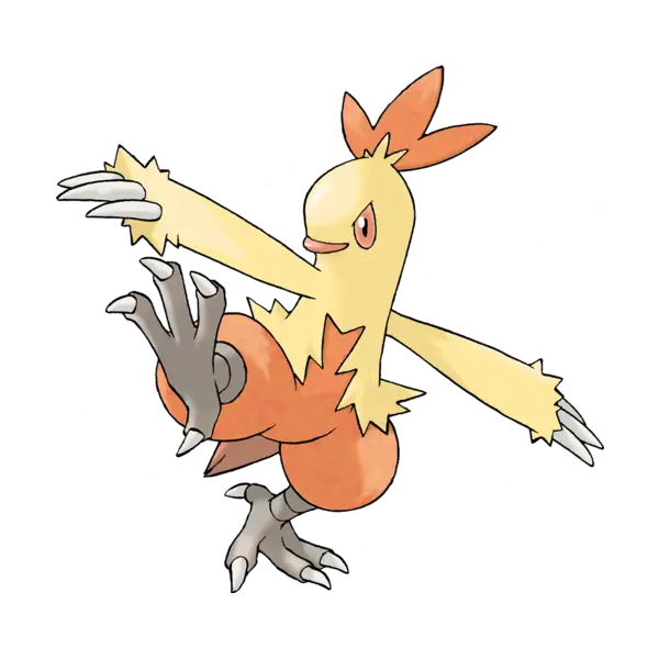 Combusken coloring page