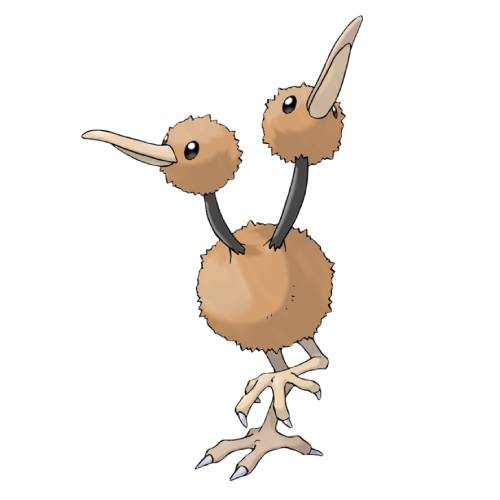Doduo coloring page