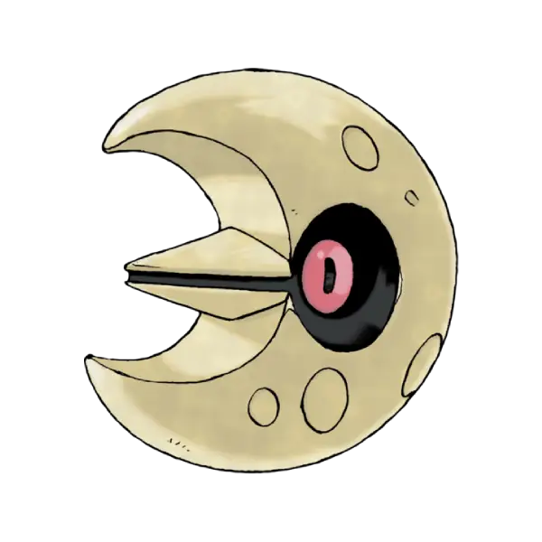 Lunatone coloring page