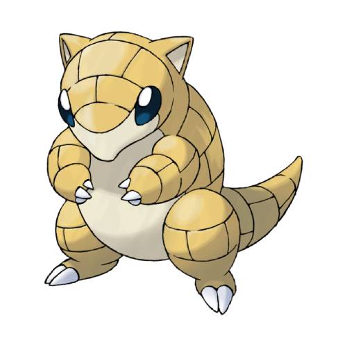 Sandshrew coloring page