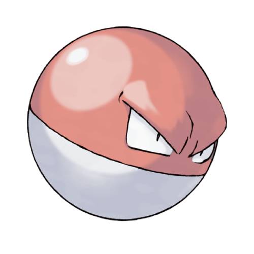 Voltorb coloring page