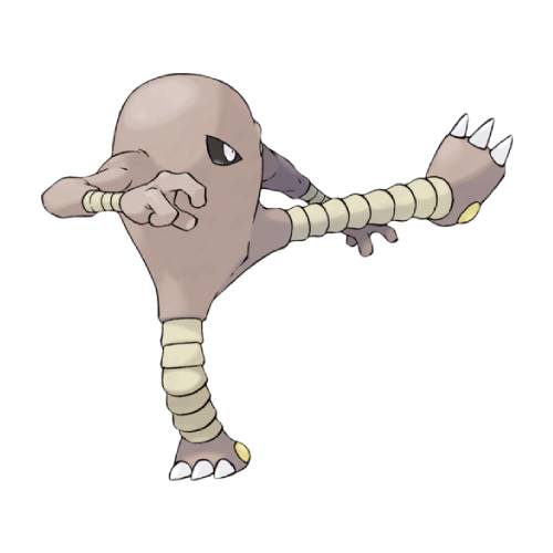 Página para colorear Hitmonlee