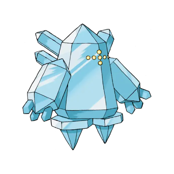 Página para colorear Regice